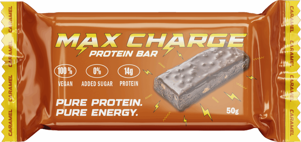 Mockup for Max Charge protein bar